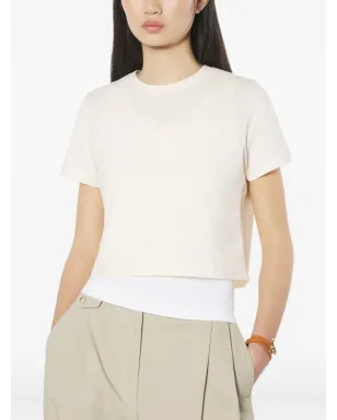 Maison Kitsuné 刺繍入りTシャツ - ニュートラルカラー - サムネイル3