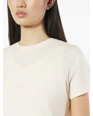 Maison Kitsuné 刺繍入りTシャツ - ニュートラルカラー - サムネイル4