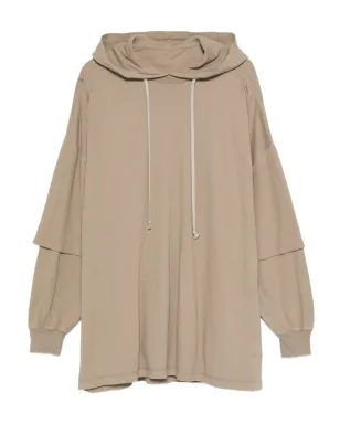 Rick Owens DRKSHDW ダブルレイヤードフーデッドセーター - サムネイル1