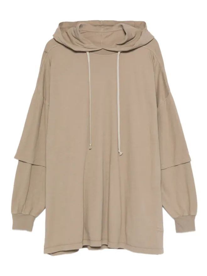 Rick Owens DRKSHDW Rick Owens DRKSHDW ダブルレイヤードフーデッドセーターの商品画像