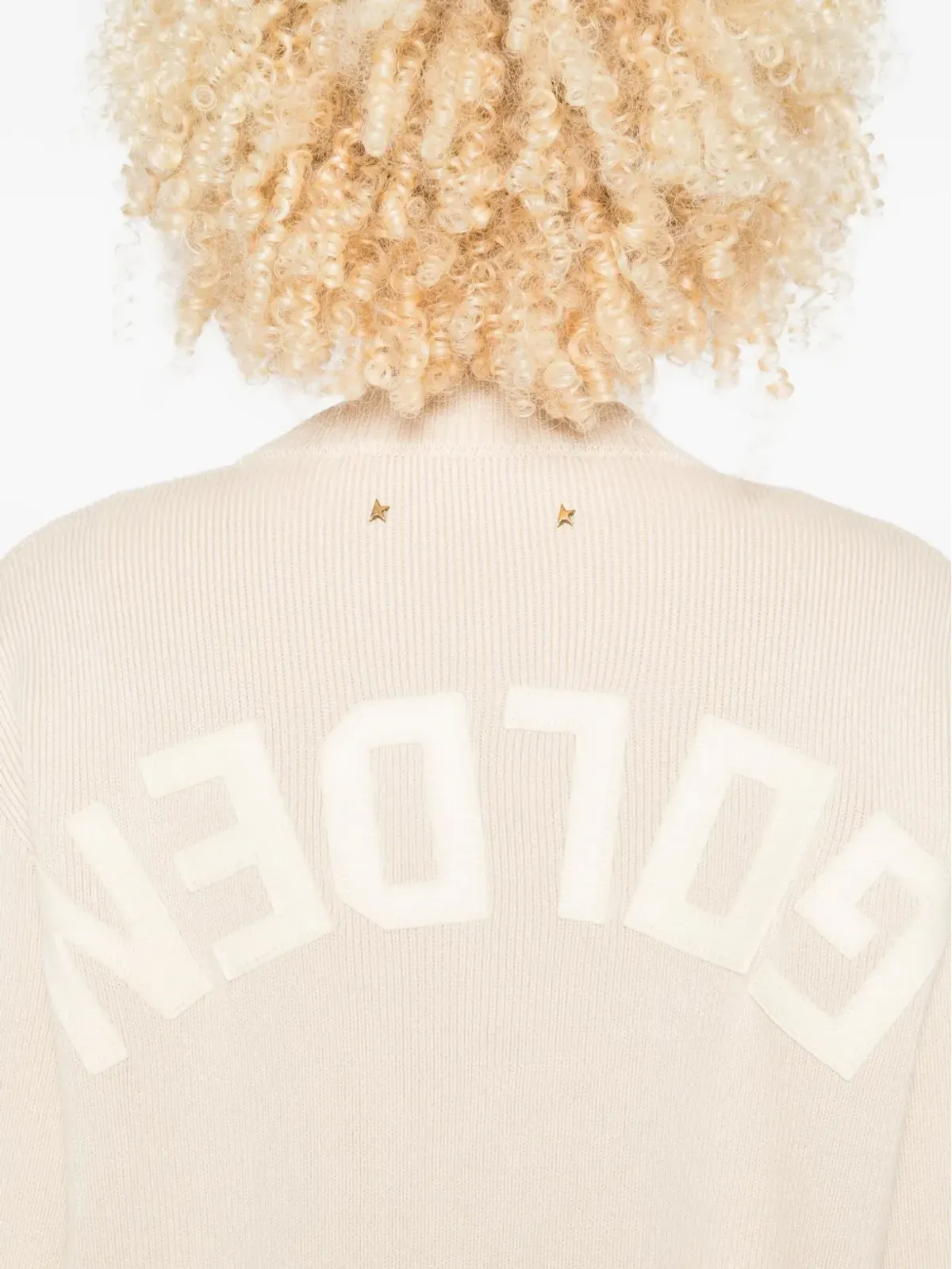 Golden Goose リブ編みクルーネックセーター - 画像5