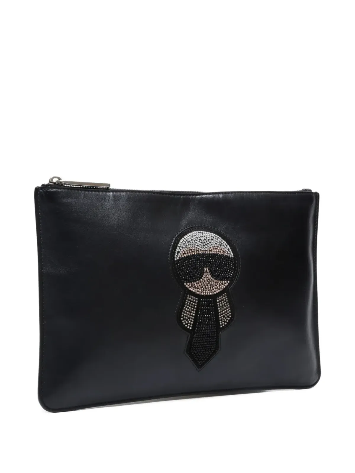 Fendi Pre-Owned Karlito クリスタル クラッチバッグ - 画像4