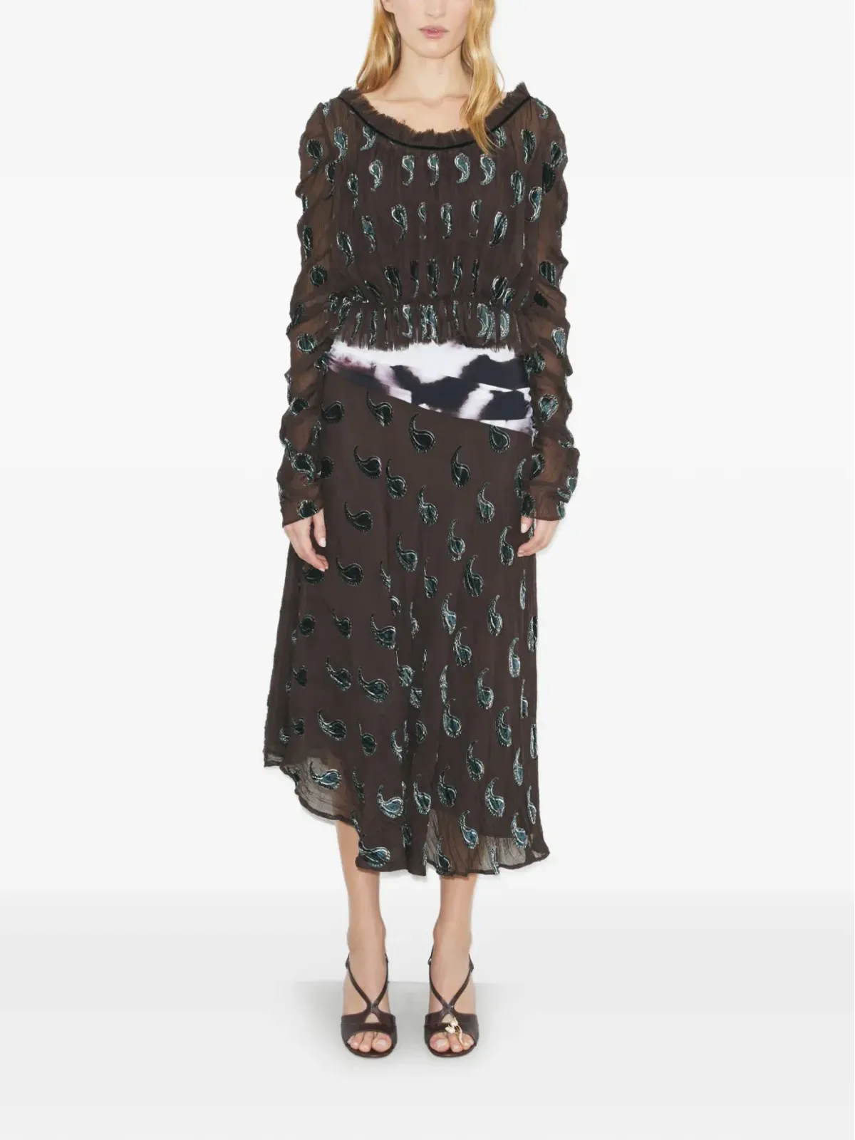 Tory Burch ルシュドベルベットトップ - 画像2