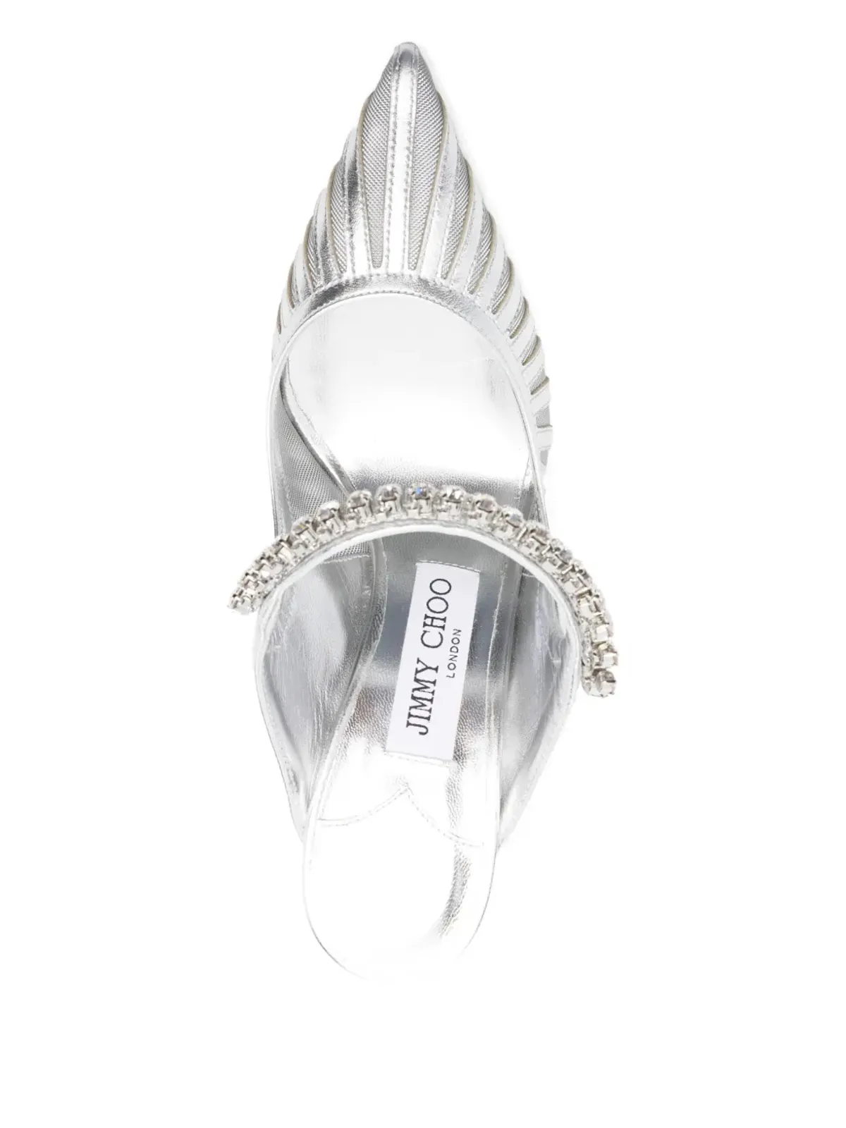 Jimmy Choo ビング クリスタル装飾ミュール - 画像4