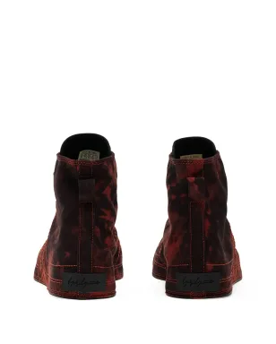 Y-3 Nizza Hi タイダイ ハイトップスニーカー ブラック - サムネイル3
