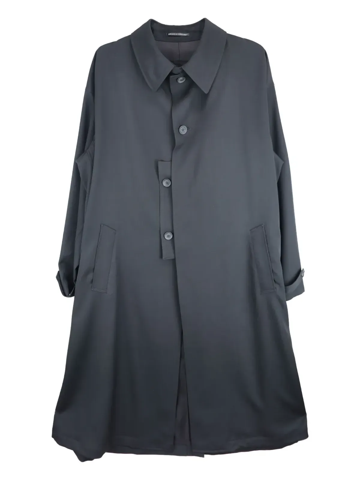 Yohji Yamamoto ボタン留め・ポイントカラーコート - 画像1