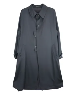 Yohji Yamamoto ボタン留め・ポイントカラーコート - サムネイル1