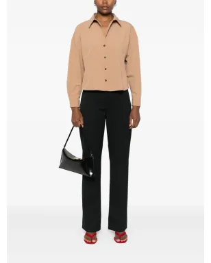 Caliban button-front collared shirt - Neutrals - サムネイル2