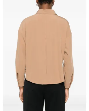 Caliban button-front collared shirt - Neutrals - サムネイル4