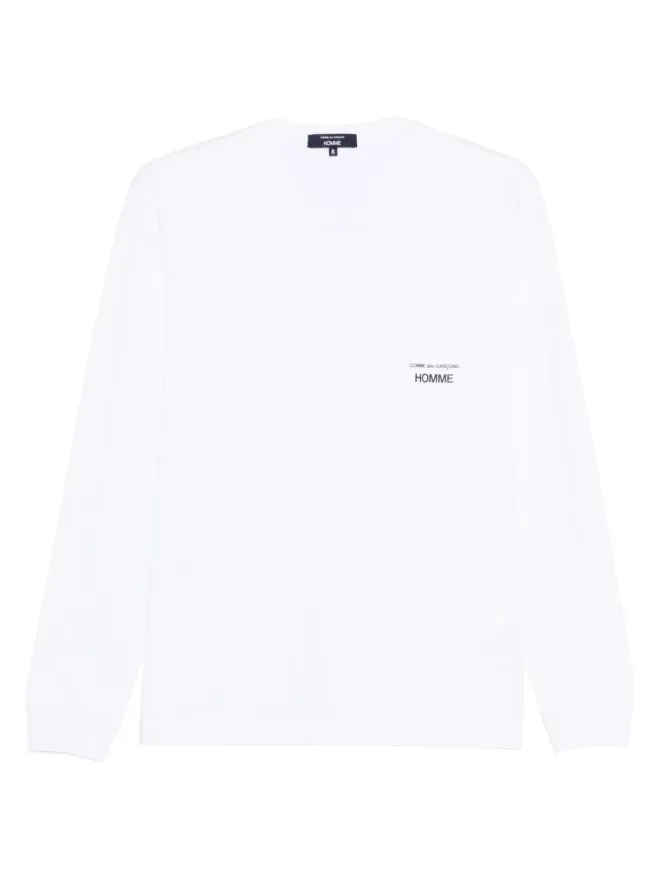 Comme des Garçons Homme Comme des Garçons Homme ロゴプリント長袖Tシャツの商品画像