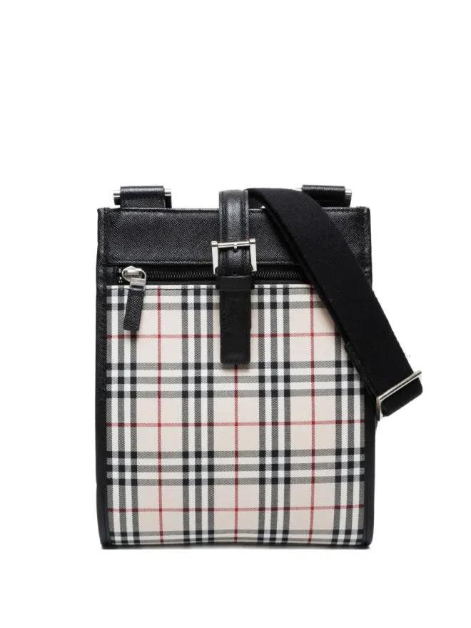 Burberry Pre-Owned Burberry Pre-Owned ビンテージ チェック柄ショルダーバッグの商品画像