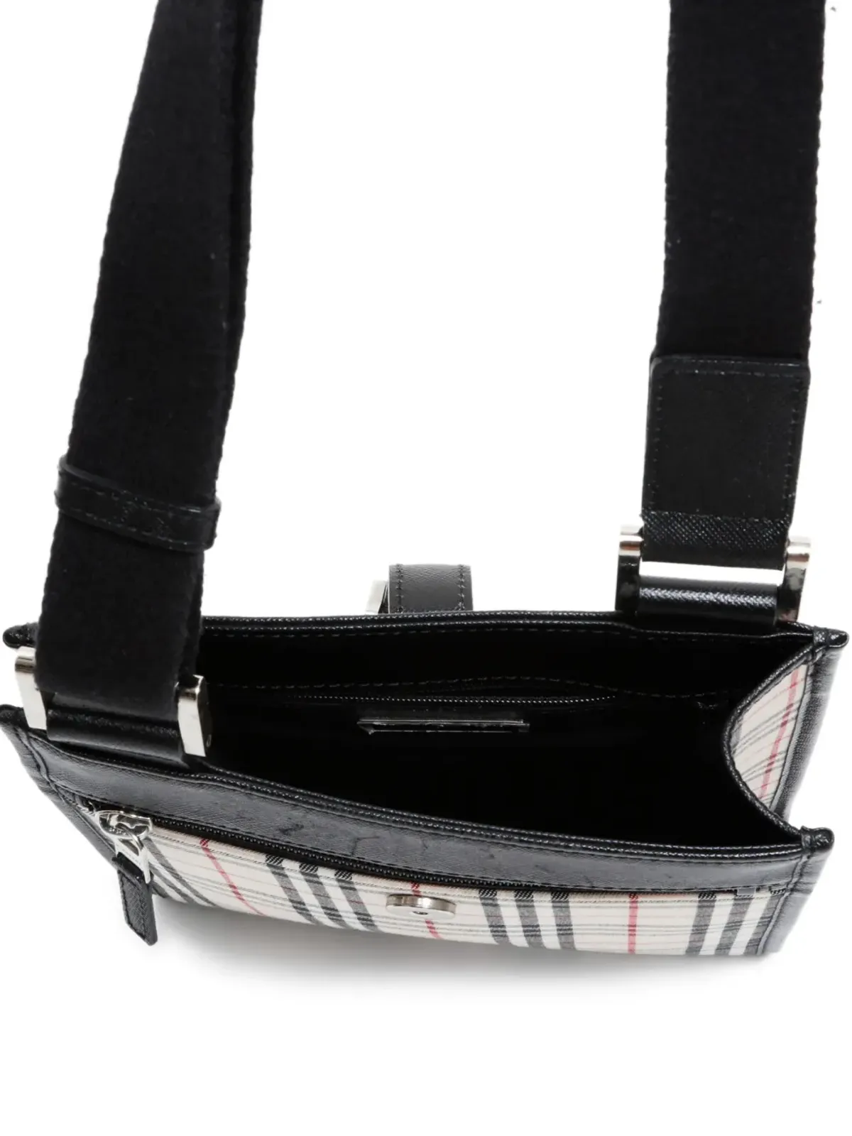 Burberry Pre-Owned ビンテージ チェック柄ショルダーバッグ - 画像5