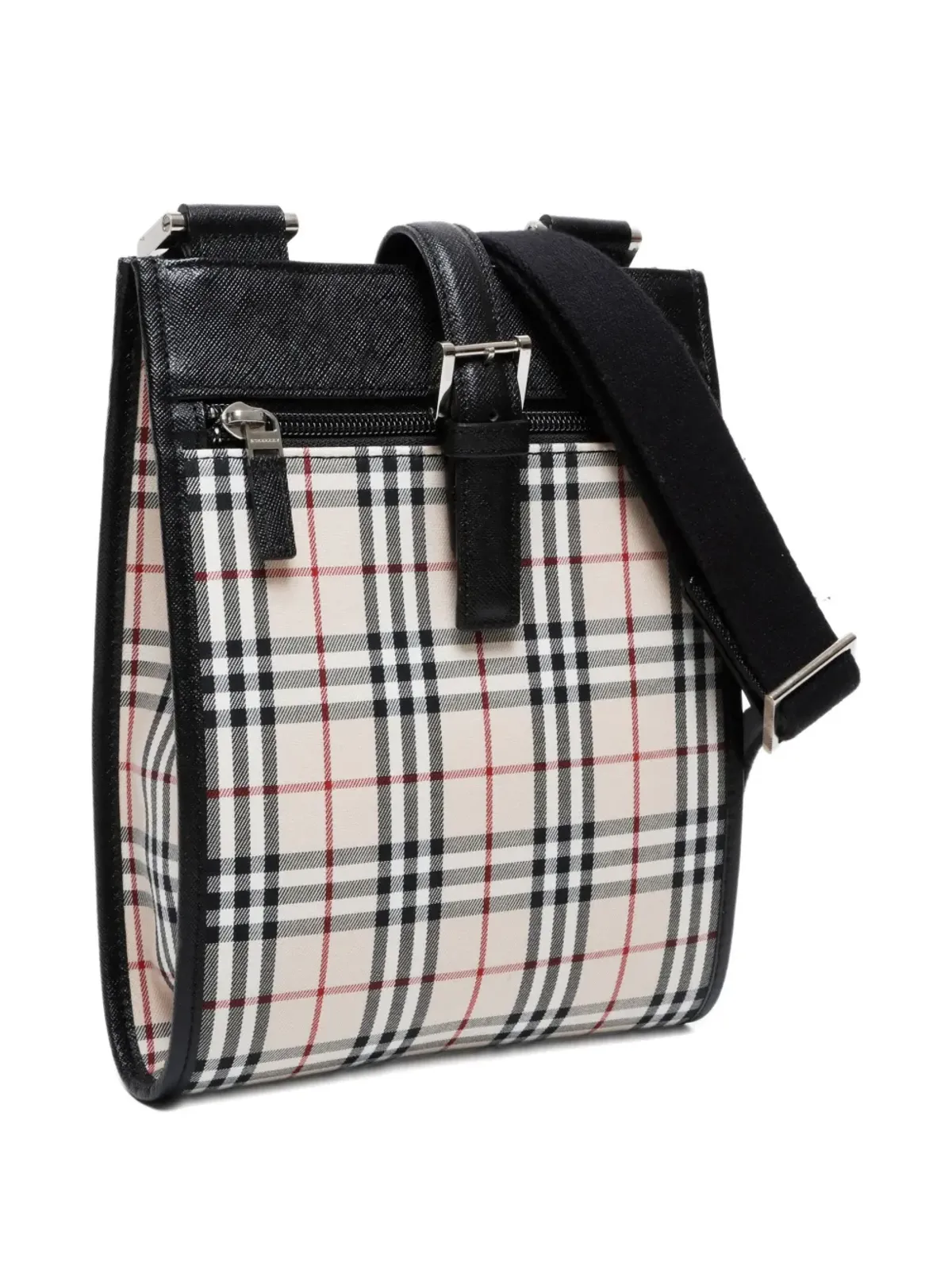 Burberry Pre-Owned ビンテージ チェック柄ショルダーバッグ - 画像4