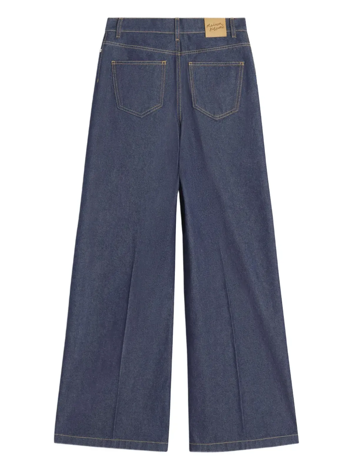 Maison Kitsuné ハイウエスト ワイドレッグ ジーンズ - 画像5
