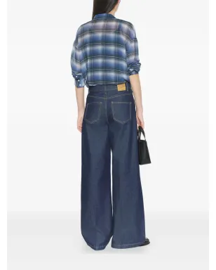 Maison Kitsuné ハイウエスト ワイドレッグ ジーンズ - サムネイル3