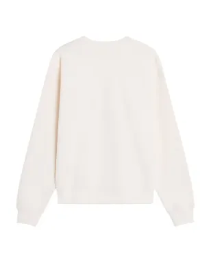 Maison Kitsuné embroidered-cotton sweatshirt - Pink - サムネイル5