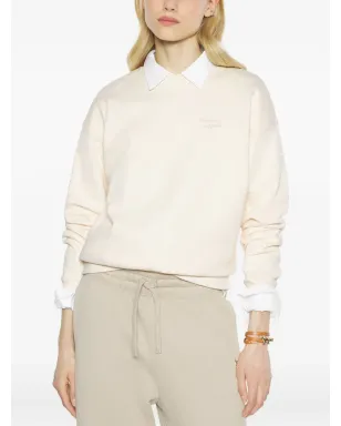 Maison Kitsuné embroidered-cotton sweatshirt - Pink - サムネイル3