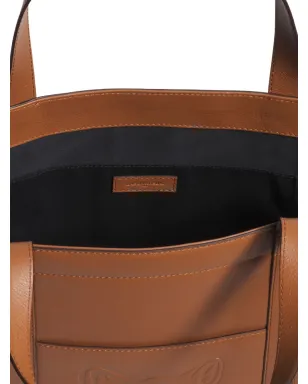 Maison Kitsuné フォックスヘッド型押しレザートートバッグ - サムネイル5