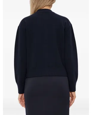Max Mara ペラゴ ハイネック ジップフロント カーディガン ブラック - サムネイル4
