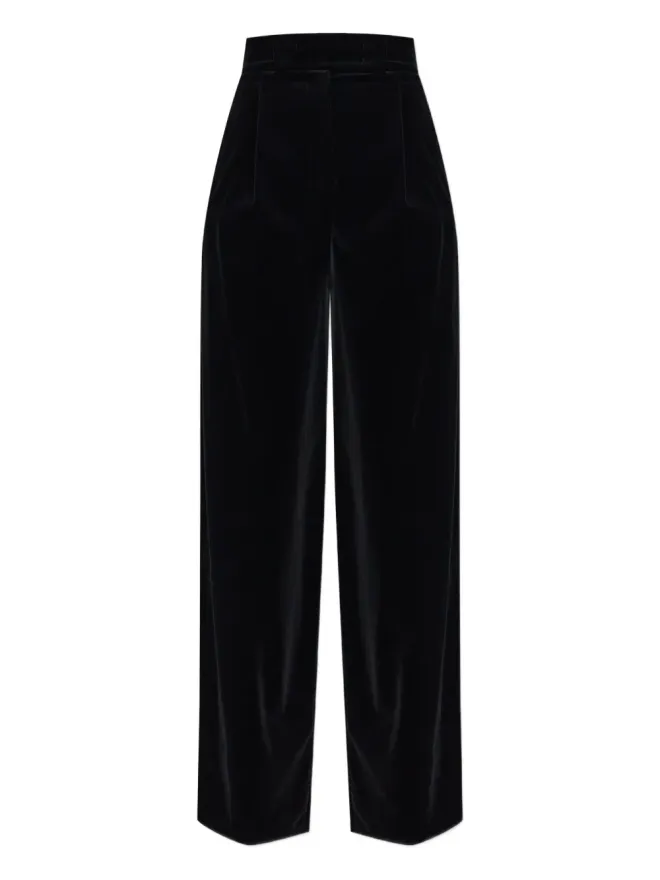 Max Mara Max Mara プリーツベルベットパンツの商品画像