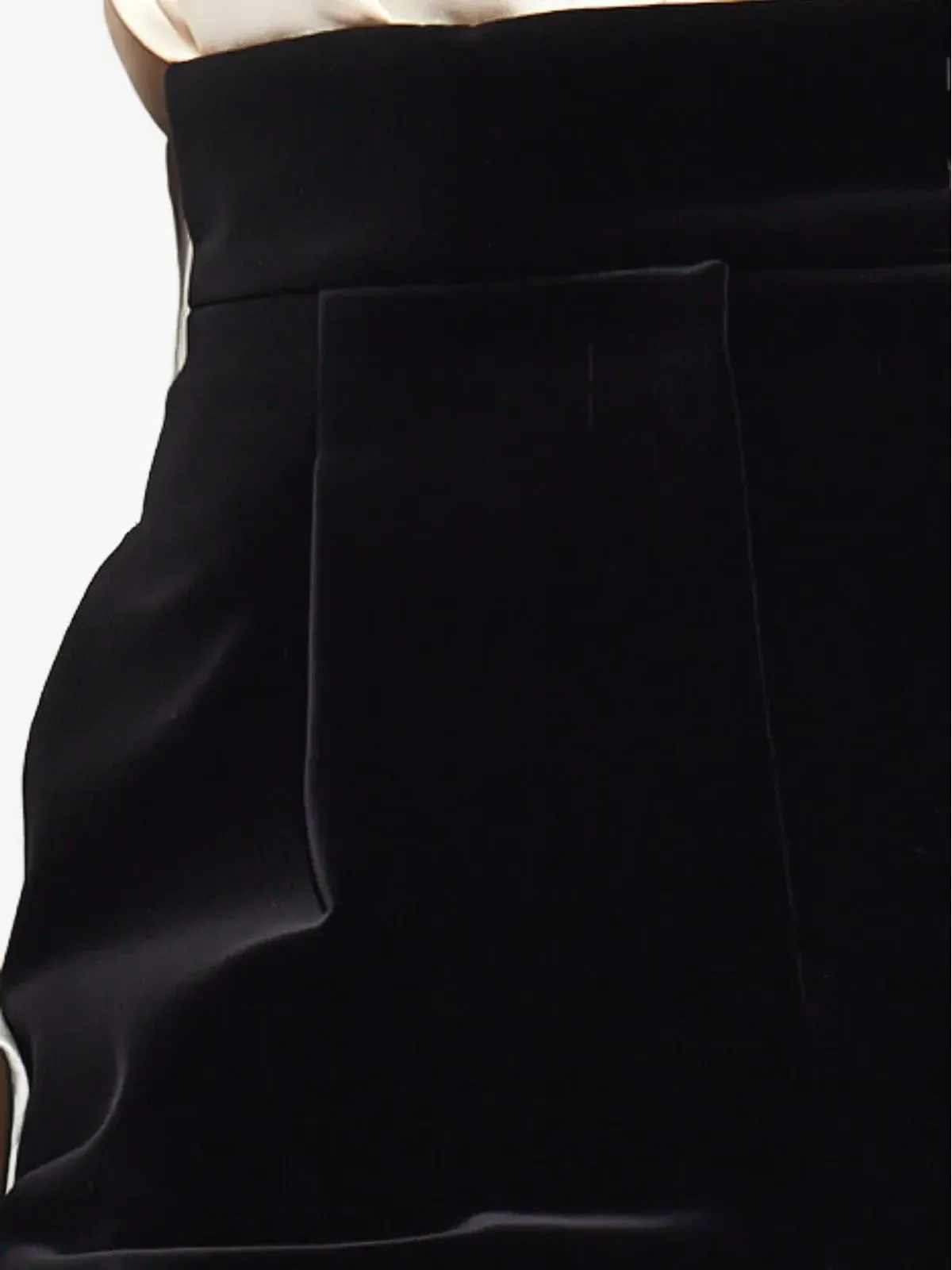 Max Mara プリーツベルベットパンツ - 画像5