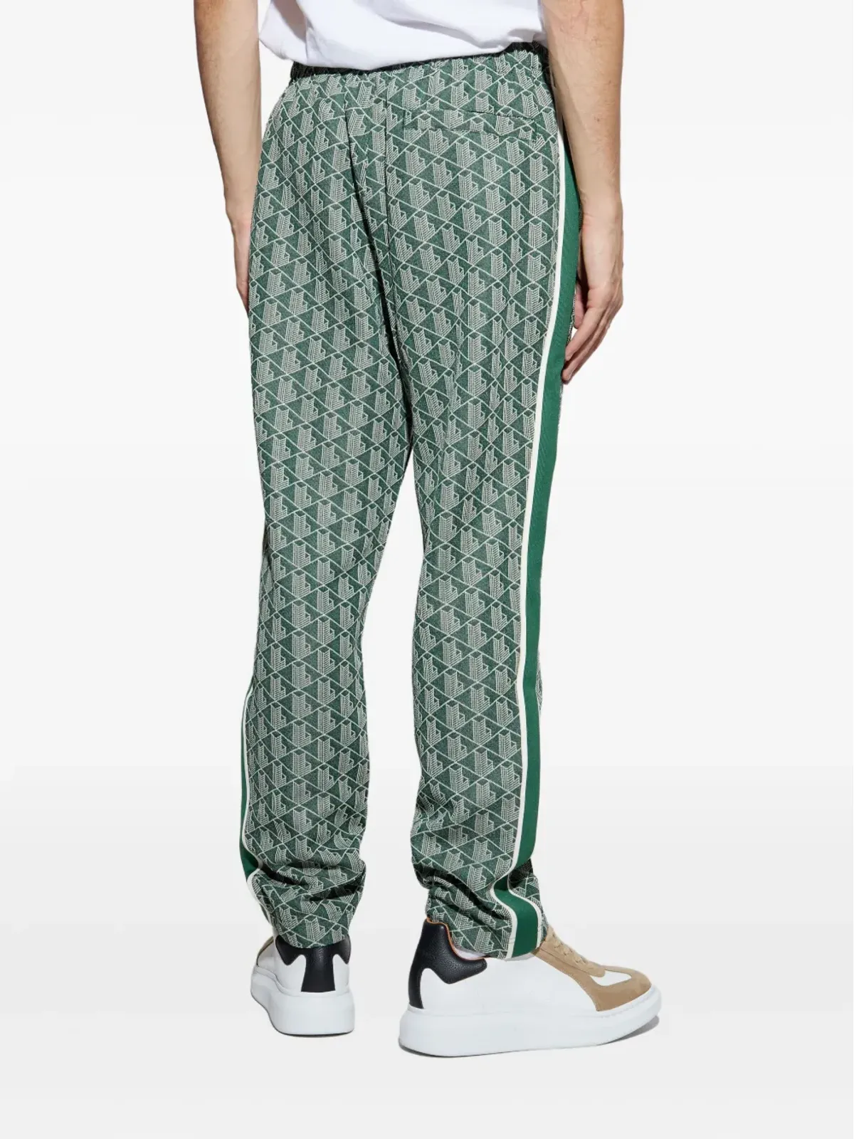 Lacoste ジオメトリック柄サイドストライプパンツ - 画像4