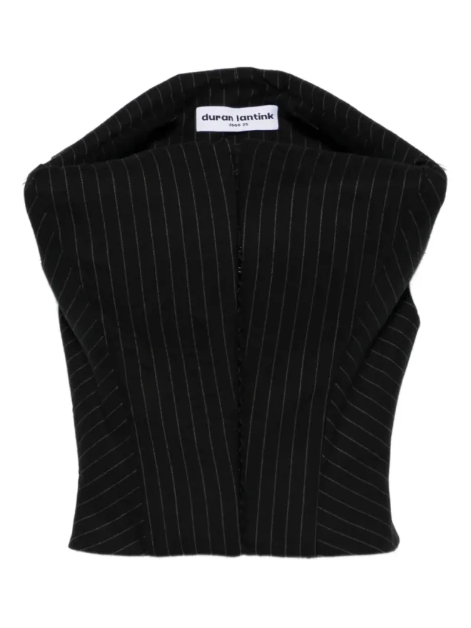 Duran Lantink Duran Lantink ピンストライプのクロップトップの商品画像