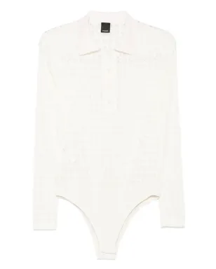 PINKO レースパネル ポロボディスーツ - サムネイル1