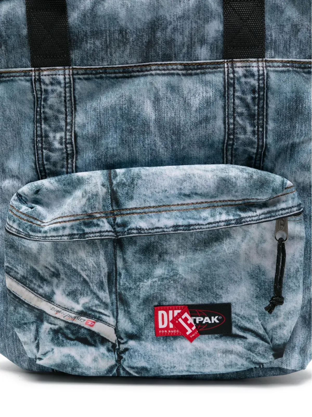 Eastpak x Diesel デニム風トートバッグ - ブルー - 画像3