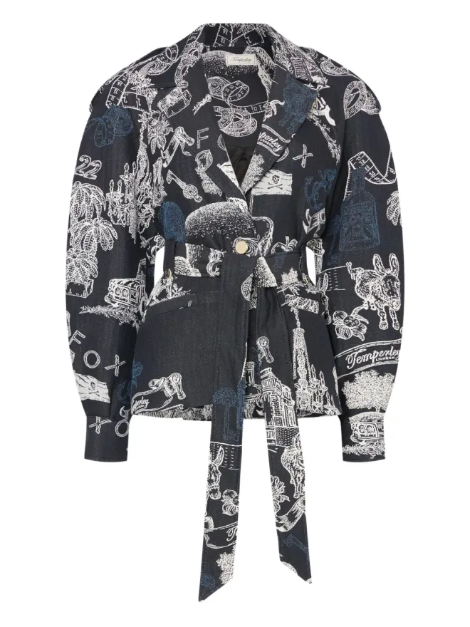 Temperley London Temperley London ベルテッドジャケットの商品画像