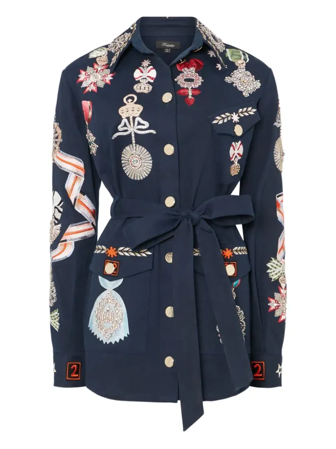 Temperley London Temperley London ベルト付きシャツジャケットの商品画像