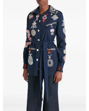 Temperley London ベルト付きシャツジャケット - サムネイル3