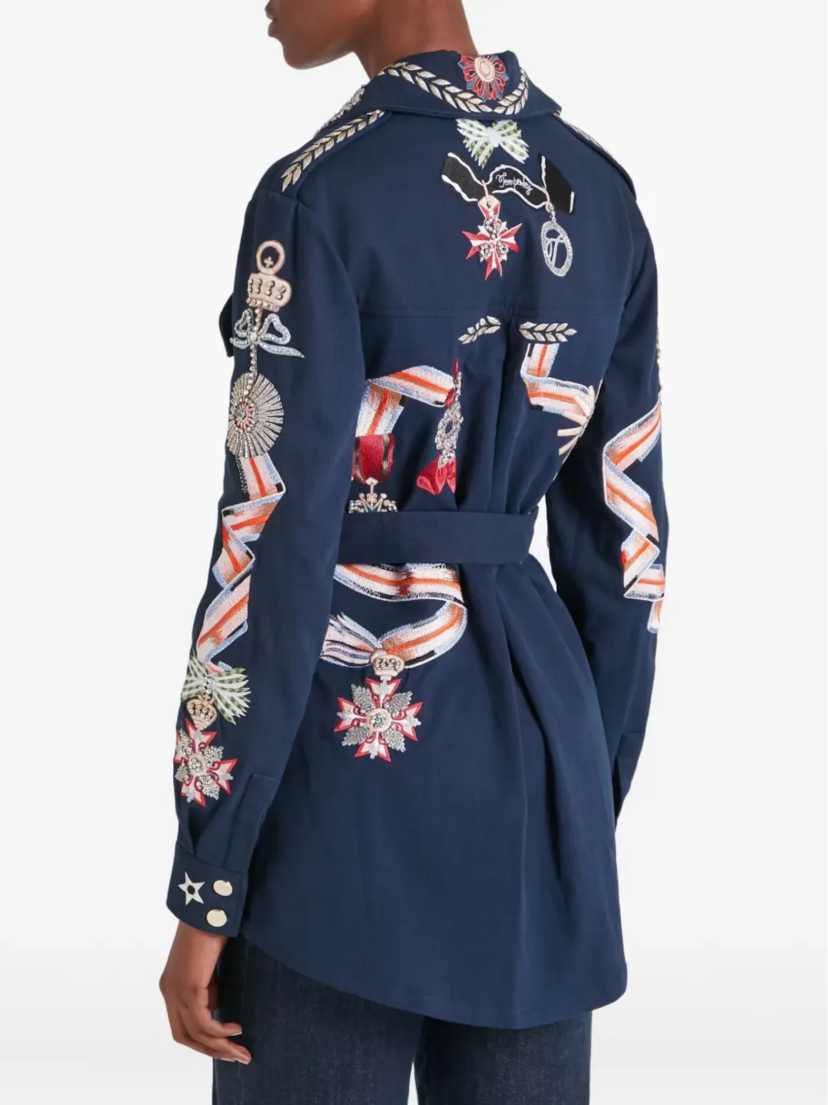 Temperley London ベルト付きシャツジャケット - 画像4