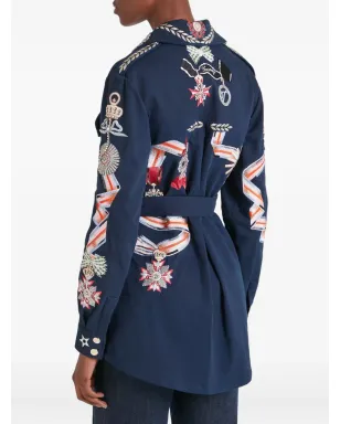 Temperley London ベルト付きシャツジャケット - サムネイル4