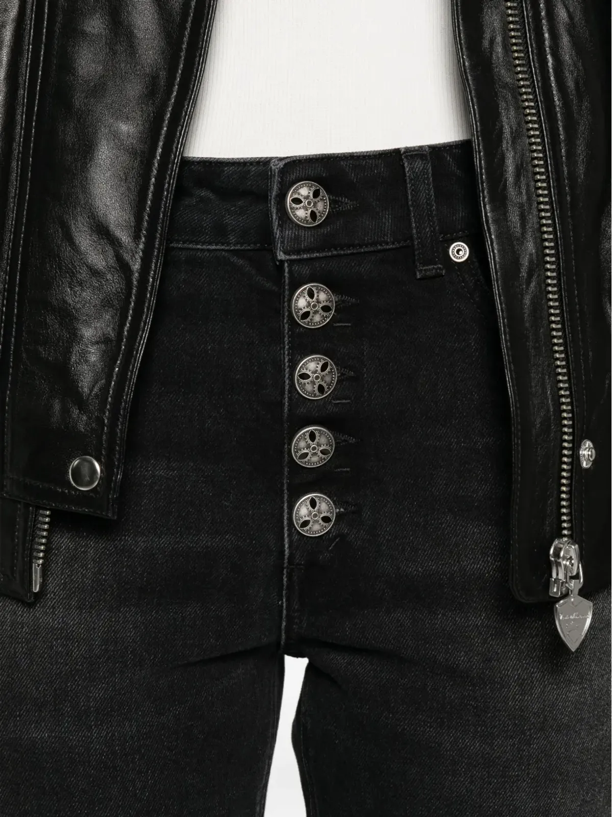 DONDUP クロップドボーイフレンドジーンズ - 画像5