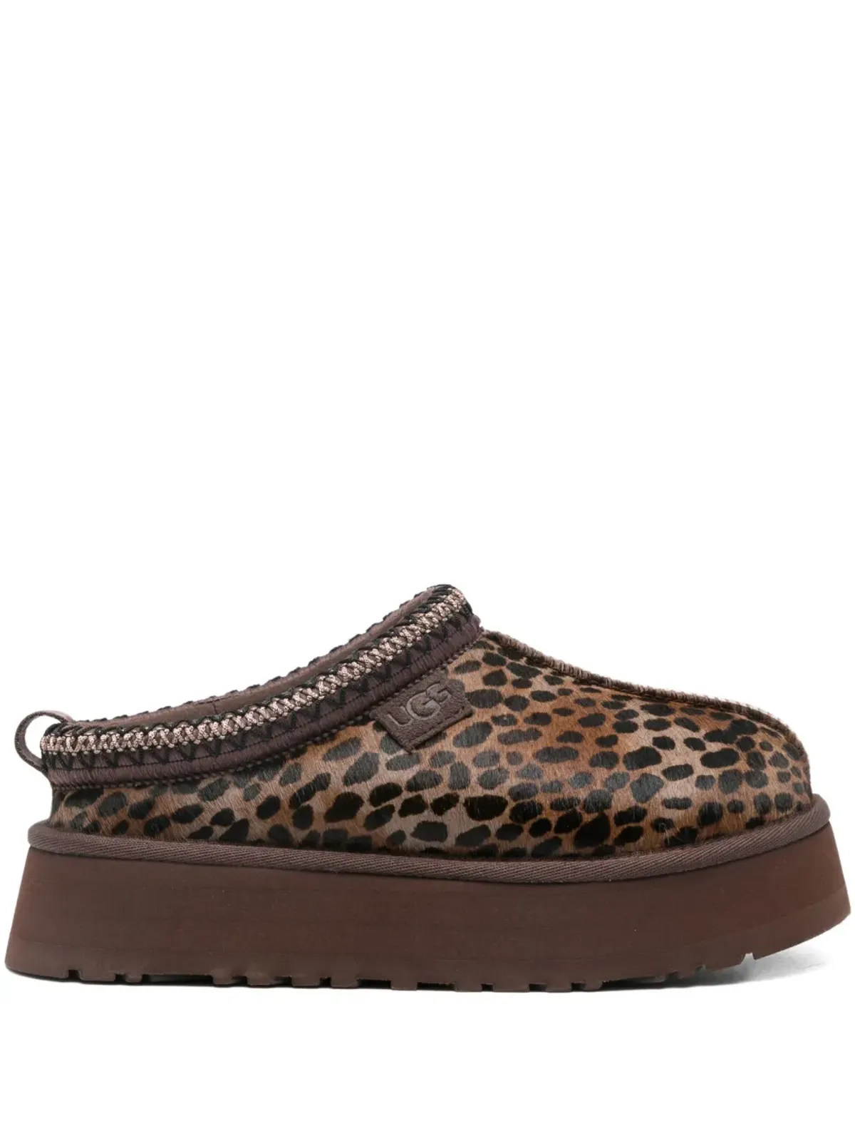 UGG Tazz Caspian レオパード柄プラットフォームミュール - 画像1