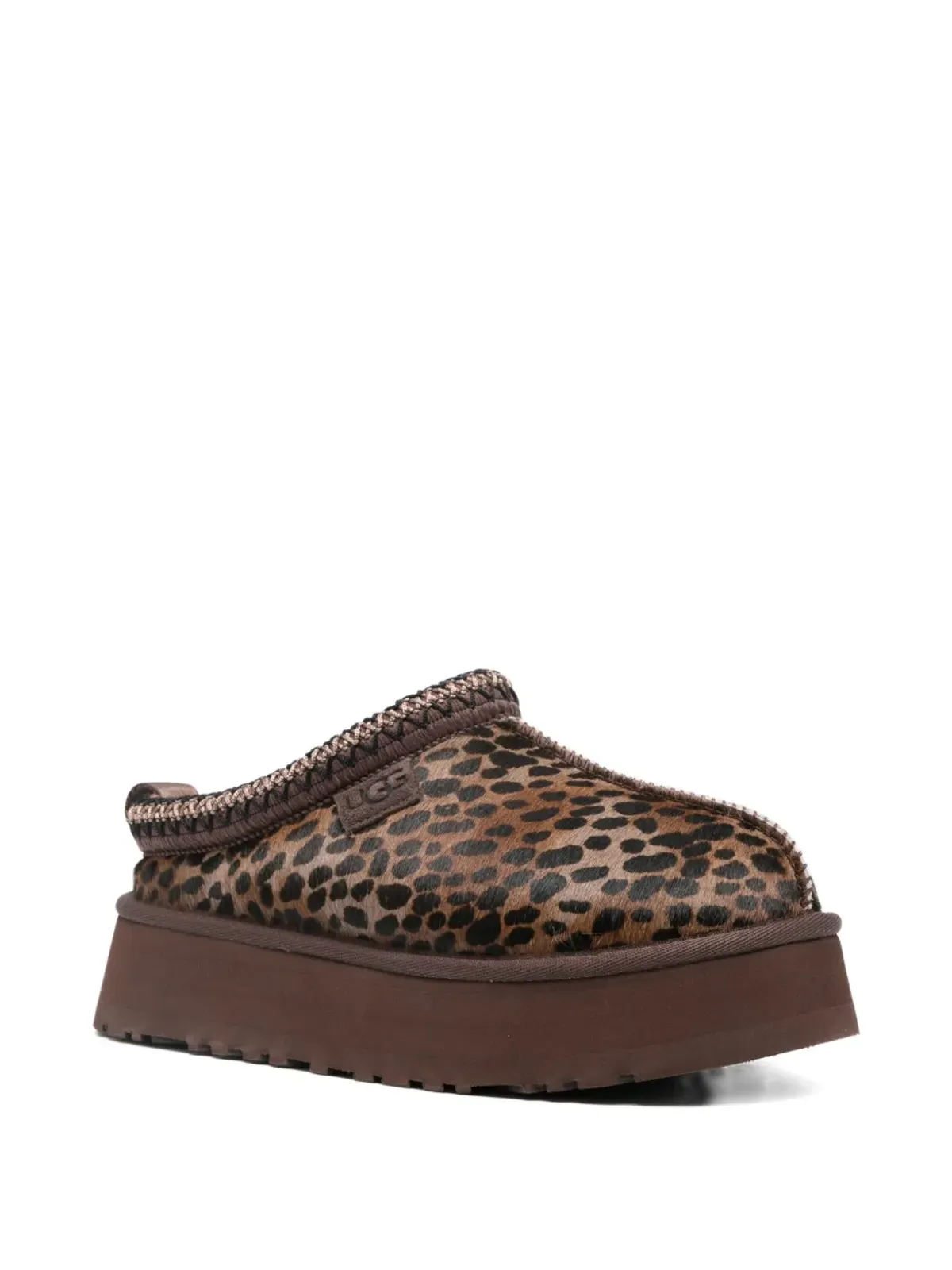 UGG Tazz Caspian レオパード柄プラットフォームミュール - 画像2
