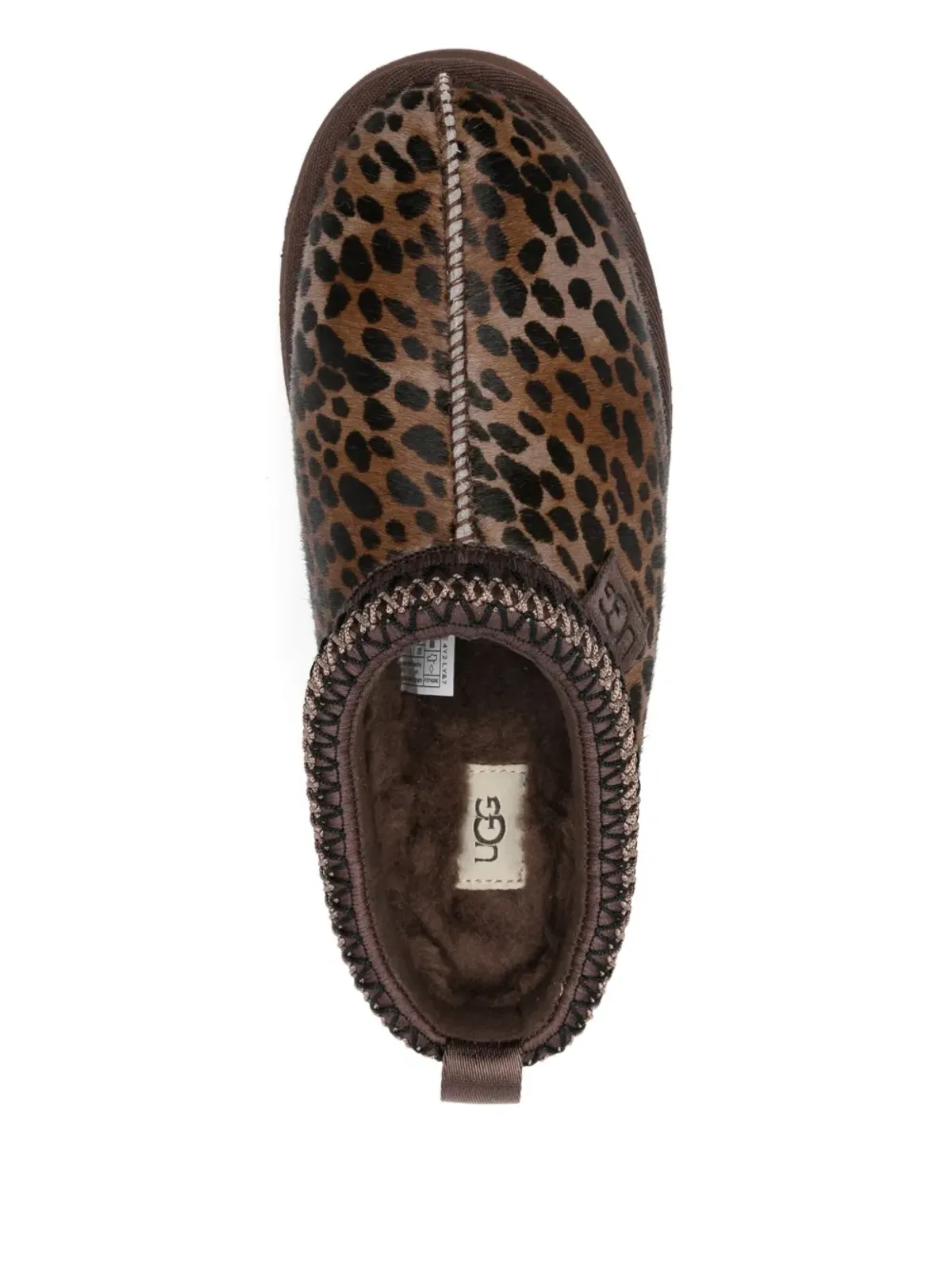 UGG Tazz Caspian レオパード柄プラットフォームミュール - 画像4