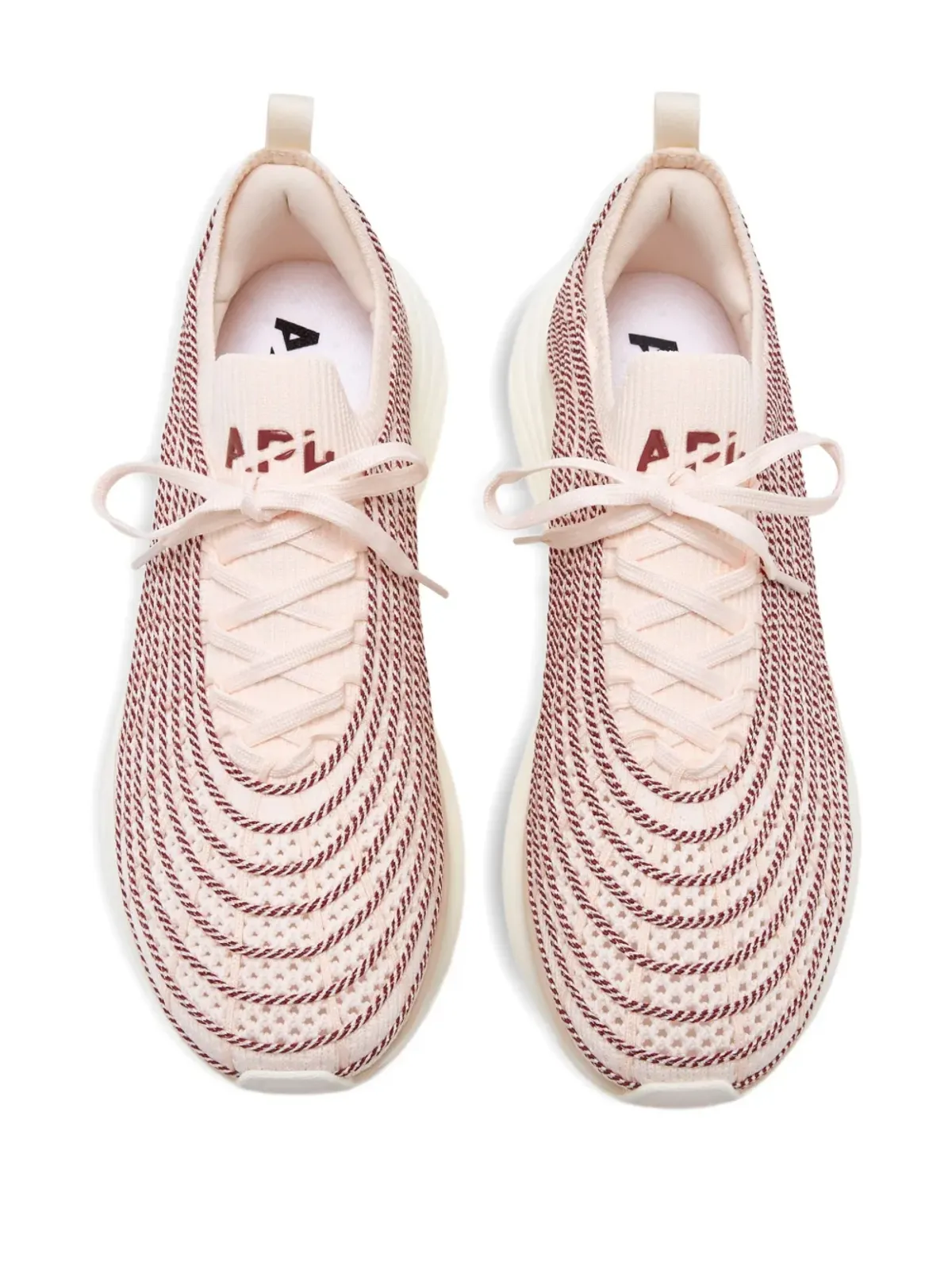 APL: ATHLETIC PROPULSION LABS TechLoom Zipline レースアップスニーカー（ピンク） - 画像2