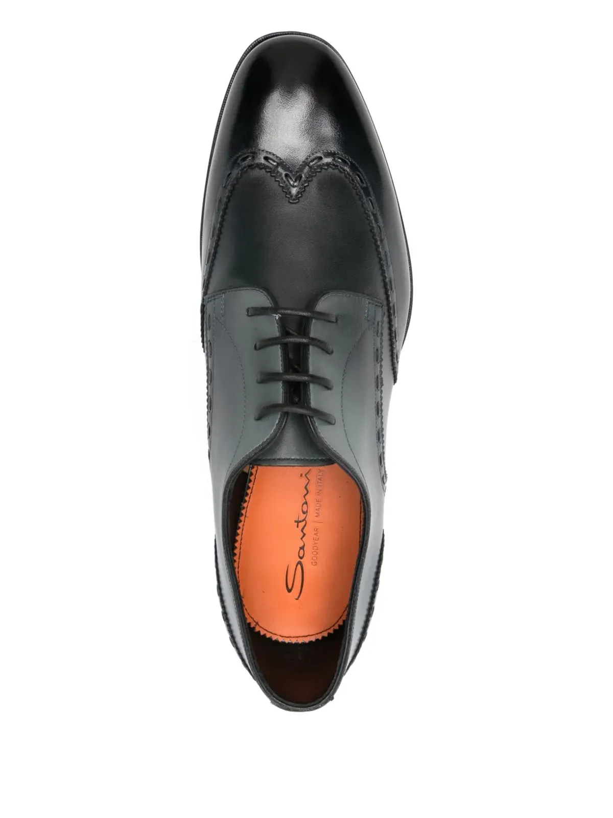 Santoni ウィングチップ・ダービーシューズ - 画像4