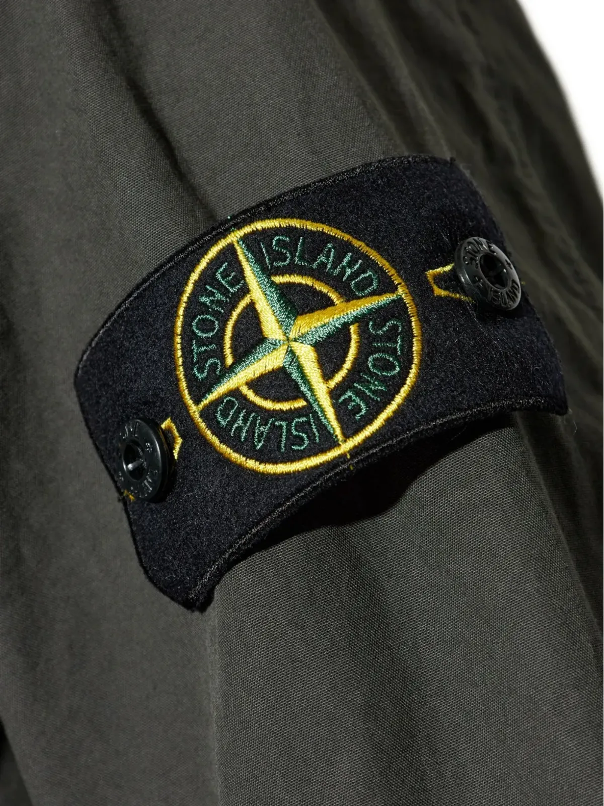 Stone Island パッチポケットジップフロントシャツ - 画像5