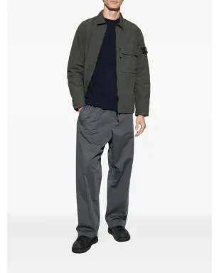 Stone Island パッチポケットジップフロントシャツ - サムネイル2