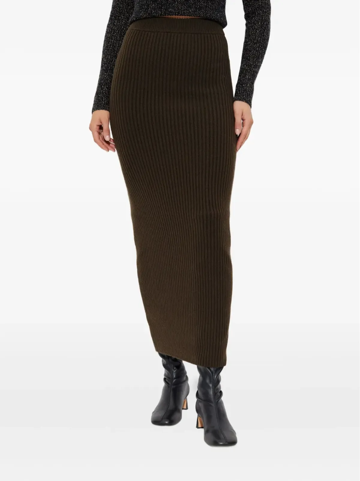 Max Mara ボリス リブ編みミディスカート - 画像3