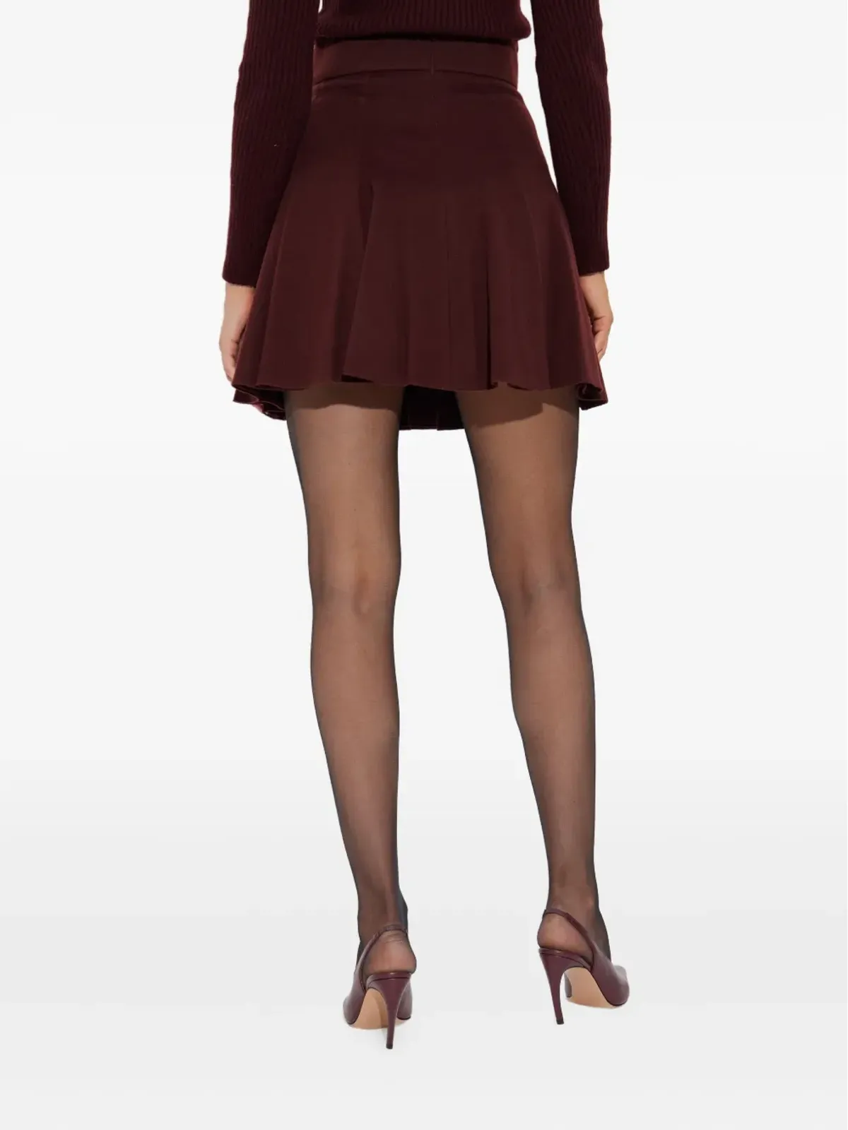 Max Mara ブラヴァ プリーツミニスカート - 画像4