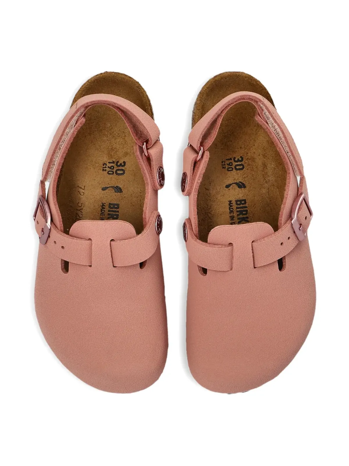 Birkenstock Kids バックルディテール クローズドトゥサンダル - 画像4