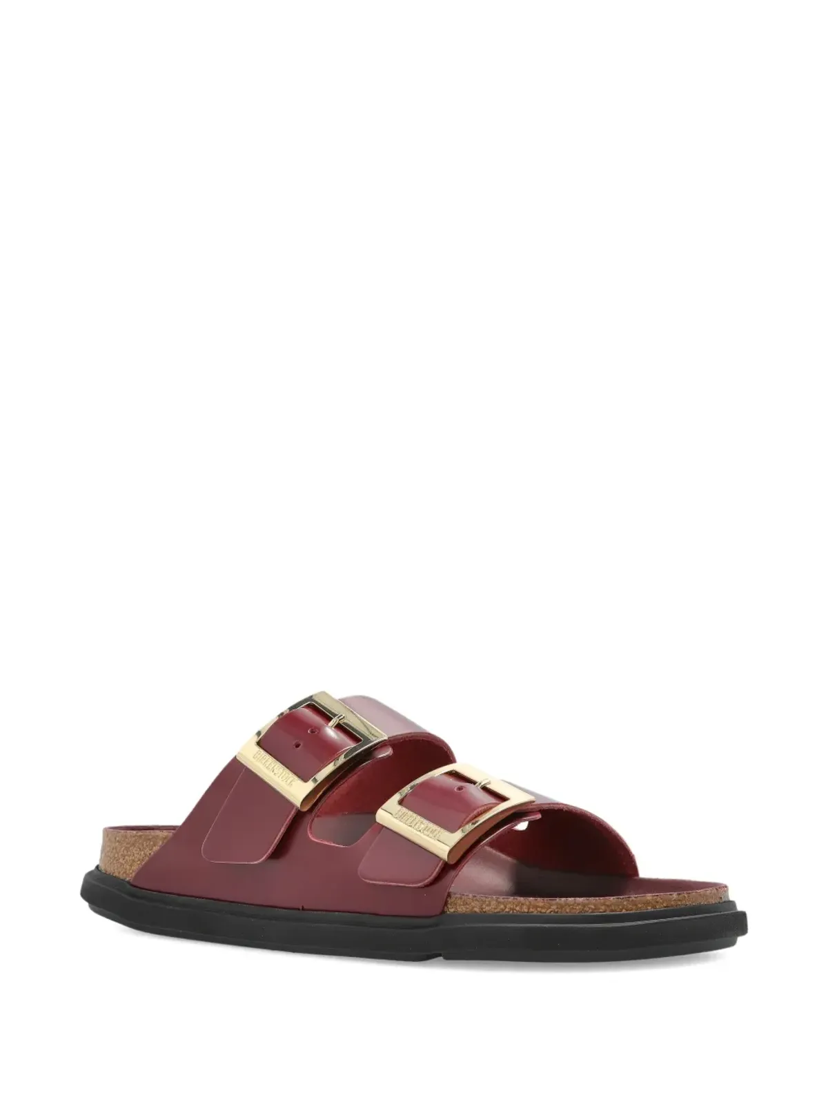 Birkenstock アリゾナ ダブルバックル フラットサンダル - ZINFANDEL HIGH SHINE - 画像2