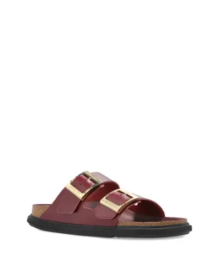 Birkenstock アリゾナ ダブルバックル フラットサンダル - ZINFANDEL HIGH SHINE - サムネイル2