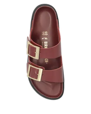 Birkenstock アリゾナ ダブルバックル フラットサンダル - ZINFANDEL HIGH SHINE - サムネイル3