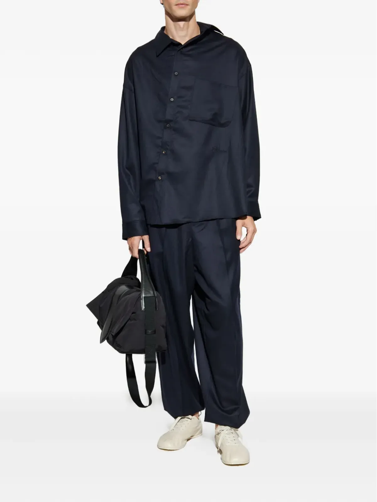 Jacquemus プリーツ入りエラスティックウエストパンツ - 画像2