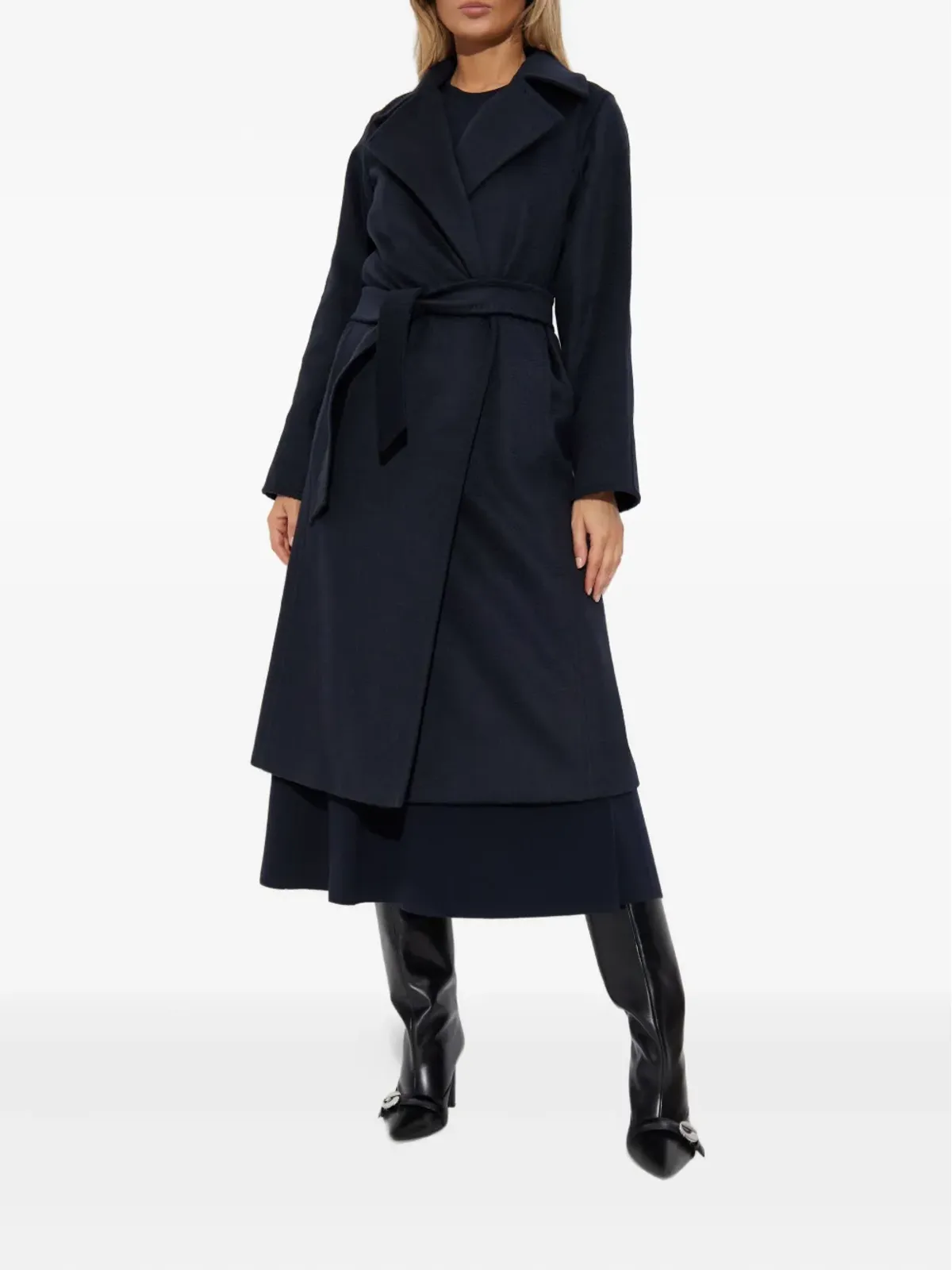 Max Mara マニュエラ ベルテッドコート - 画像3